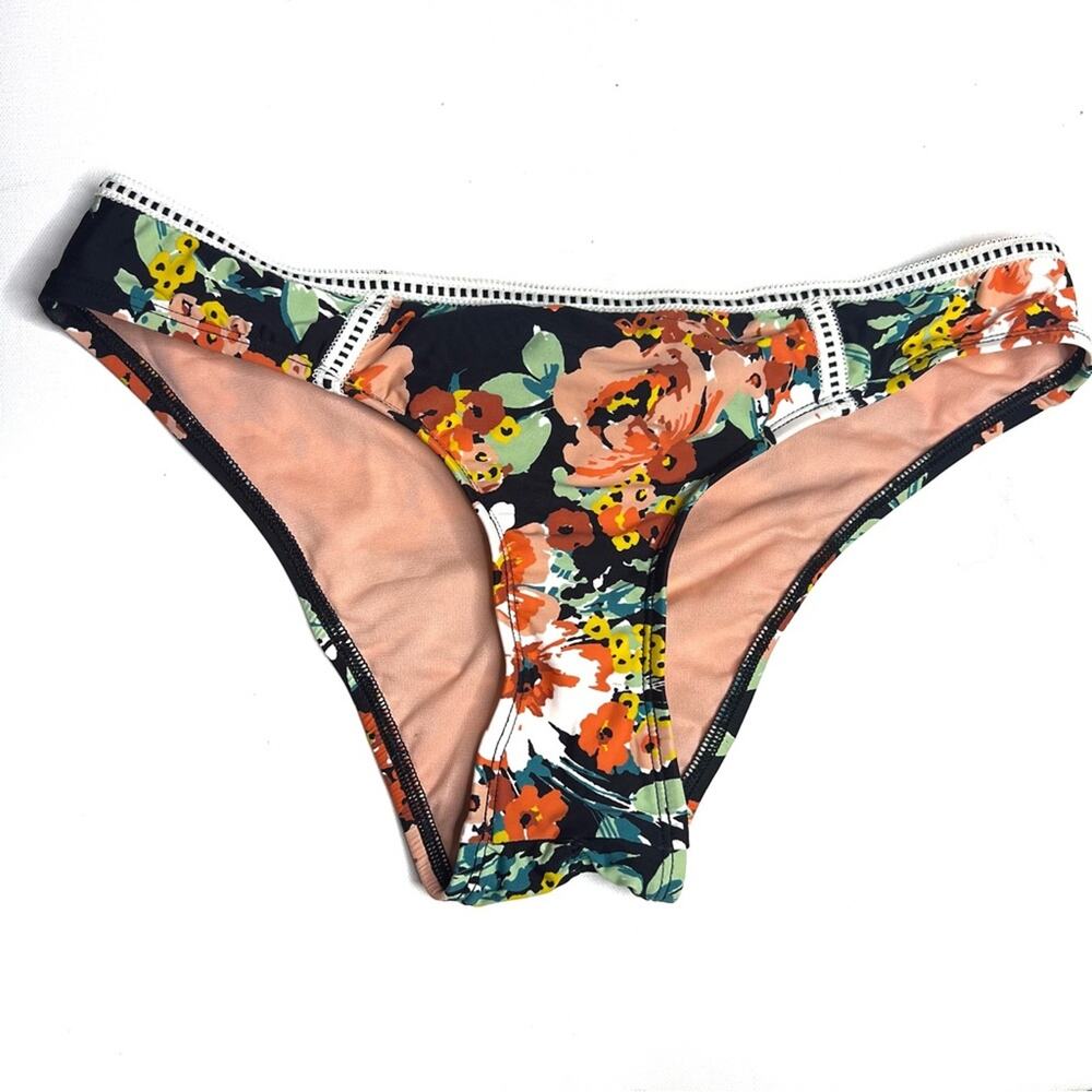 Lucky Brand Floral Swim Bikini Bottoms